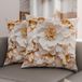 PETTI Artigiani Italiani - Paar kussenslopen 45 x 45 cm van microvezel, decoratief kussen voor slaapkamer, bank, woonkamer, set van 2 kussenslopen, bloemenpatroon 33, 100% Made in Italy