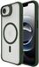Buddi Hybrid - Hoesje Geschikt voor Apple iPhone 17e / 16e - Compatibel met MagSafe - Back Cover met Magneet - Magnetische Beschermhoes - Matte Groen