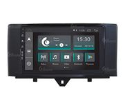 Op Smart Op maat gemaakte autoradio voor Smart Android GPS Bluetooth WiFi Dab USB Full HD Touchscreen Display 9" Easyconnect