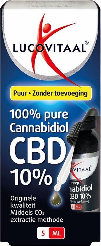 Lucovitaal CBD Cannabidiol Olie 10% - 5ml