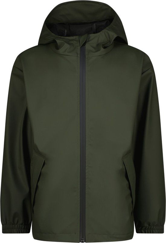 Vingino jongens regenjas Thyfoon Army Green