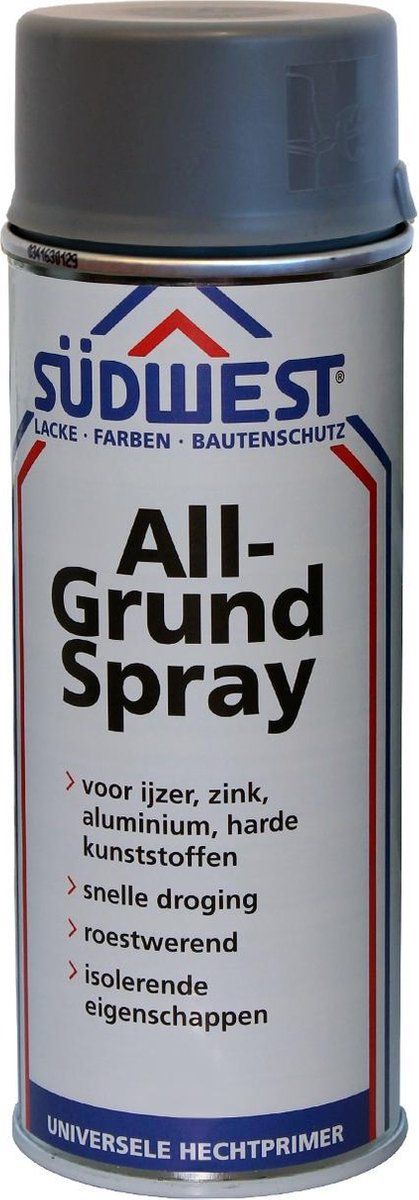Sudwest Südwest all-grund spray zilvergrijs - 400 ml.