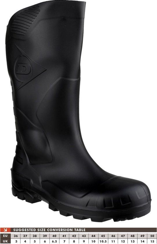 H142011 S5 PVC knielaars zwart maat 44