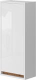 Vicco Detmold Badkamerkast – 81.6 x 35 cm met deur Wit hoogglans/goud power eiken