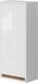 Vicco Detmold Badkamerkast – 81.6 x 35 cm met deur Wit hoogglans/goud power eiken