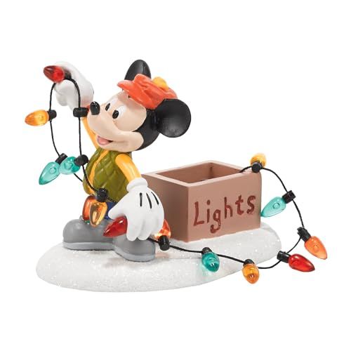 Department 56 Disney Village Mickey Lights Up Kerstaccessoire, 5,7 cm