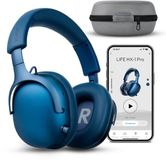 MEDION Over Ear koptelefoon HX-1 Pro (draadloos, hybride actieve ruisonderdrukking ANC, Bluetooth 6.0, 7+1 EQ-presets, tot 190 u batterijduur, spatwaterdicht IPX4), blauw