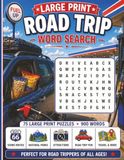 Large Print Road Trip Word Search