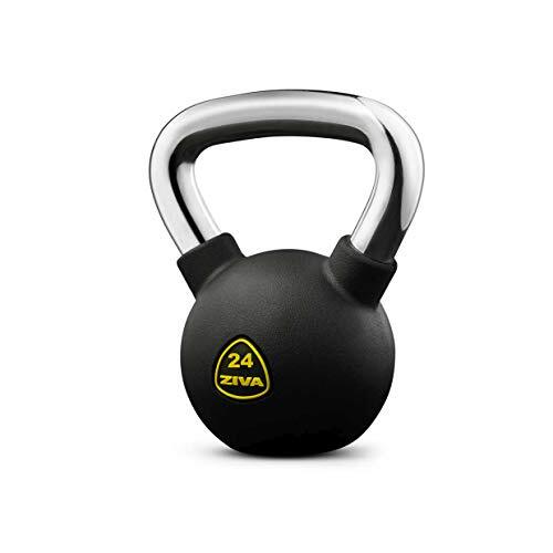 ZIVA Performance Russische kettlebell, voor volwassenen, uniseks, zwart, 24 kg