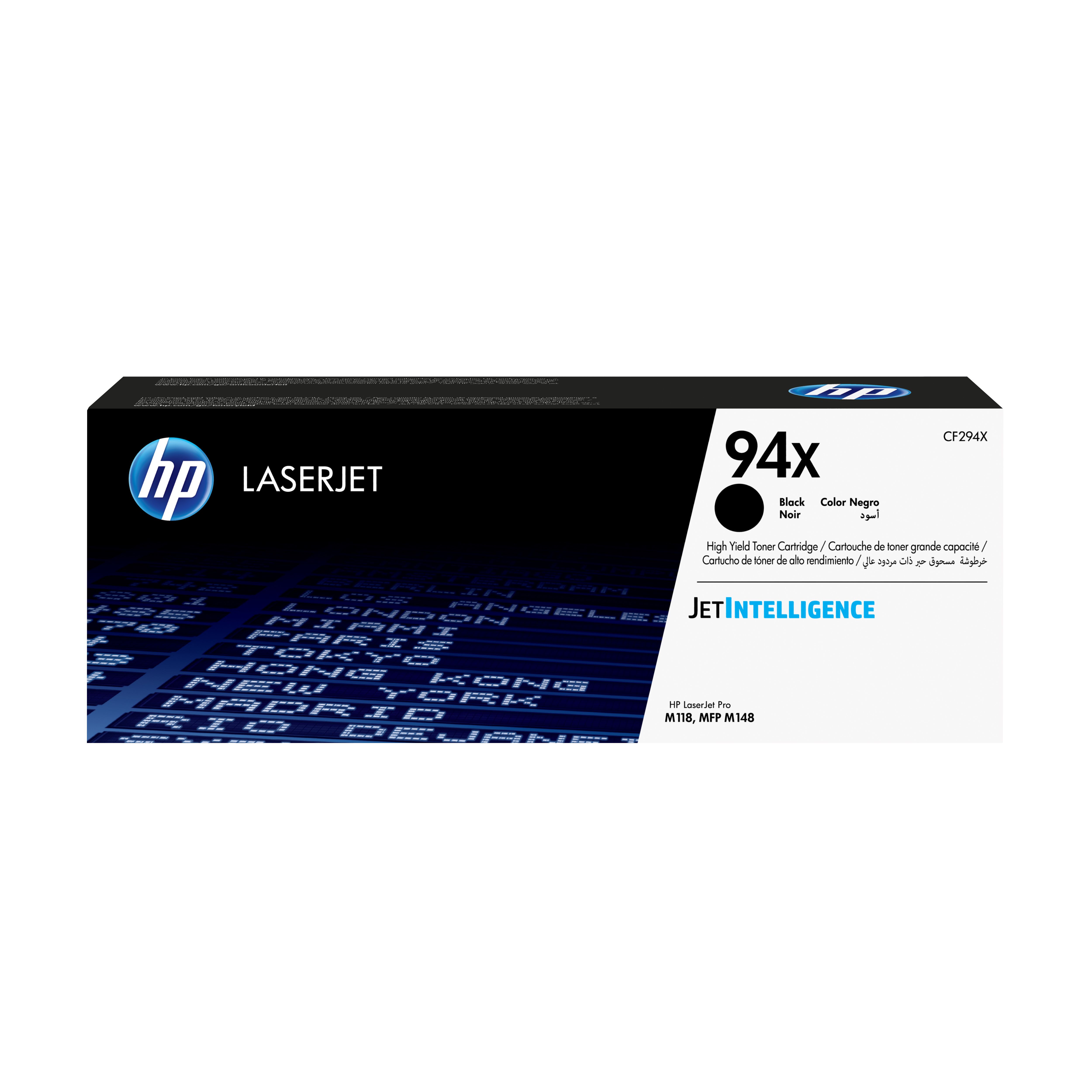 HP 94X Black Toner Cartridge - High Yield - Original