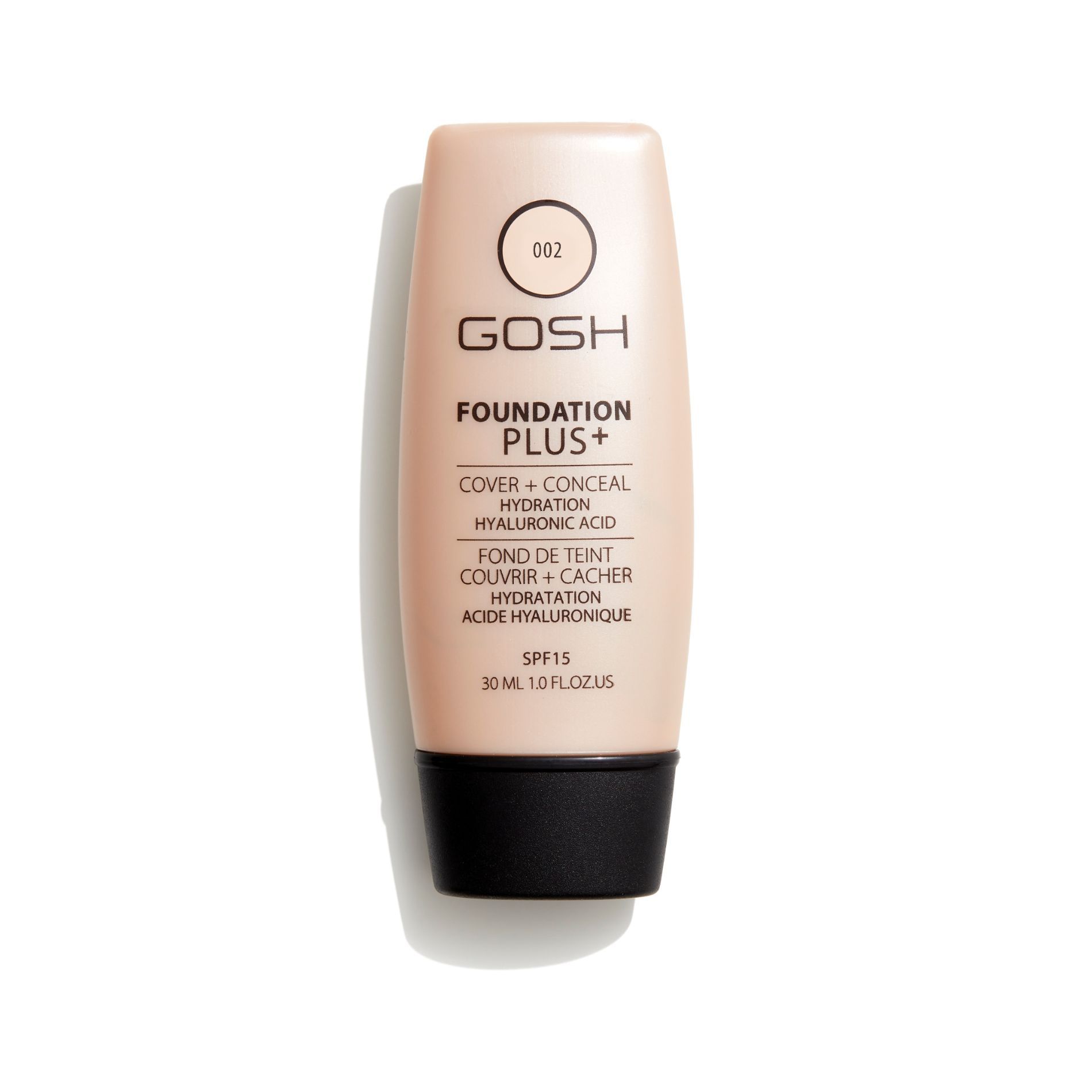 Gosh Foundation Plus+ - 30 ml - SPF 15 - Dames