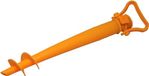 Cao Set van 2 poten voor parasol oranje/geel 44 cm