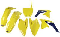 UFO PLAST Plastic Set Geel Suzuki Rmz 450 2008-2017