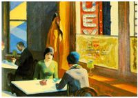 Your Decoration B.V. Impression d'art Edward Hopper Chop Suey 1929 40x30cm
