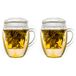 Creano All-in-One Teeglazen met Filter 400ml – Set van 2