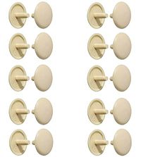 cyclingcolors 20 x universele kunststof gatafdekking, 12 mm x 2,5 mm, kruiskop, bescherming voor meubels, tafel, kast, rek (beige)