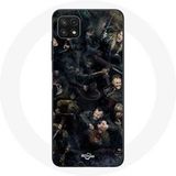 Manicase Hoesje voor Samsung Galaxy A22 5G Vikings Teaser Seizoen 6 Poster Karakters Art