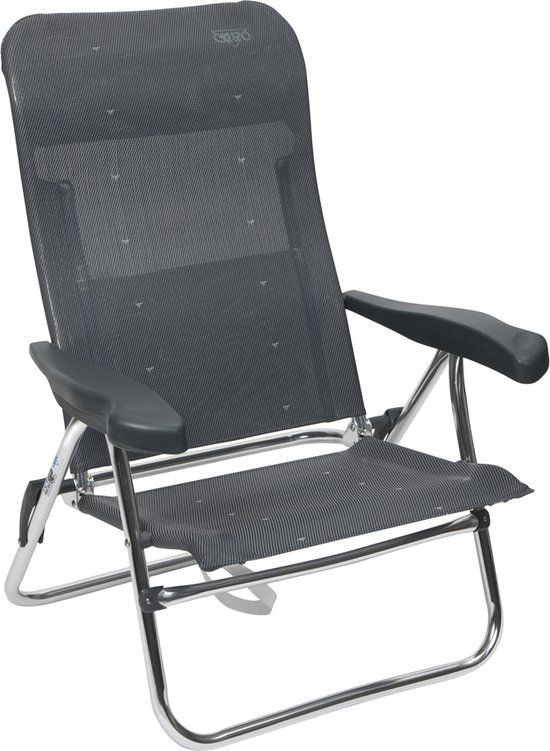 Crespo AL-205 Strandstoel - Donker Grijs