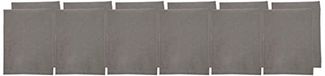 Calitex Arc En Ciel 12 stuks servetten katoen grijs 44 x 44 cm