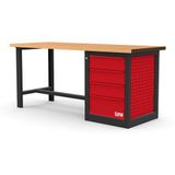 Sam Werkbank met kast 4 laden - 2 m