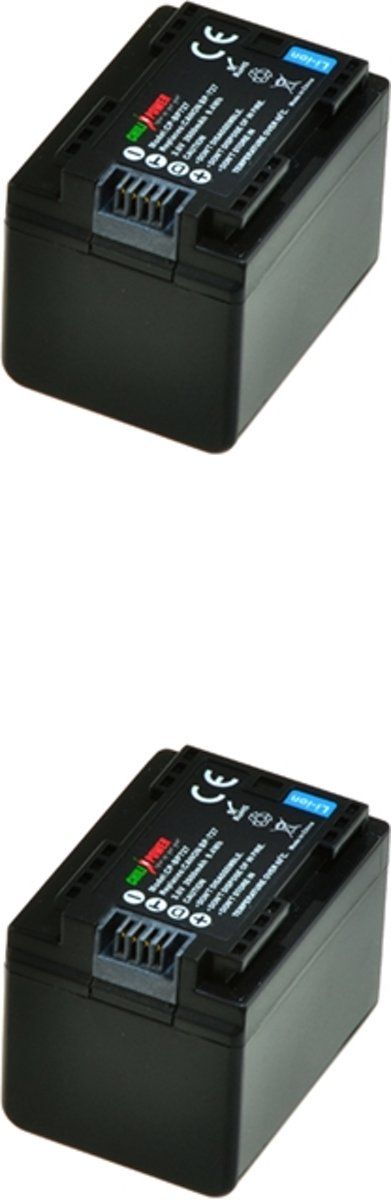 ChiliPower BP-727 accu voor Canon - 2600mAh - 2-Pack