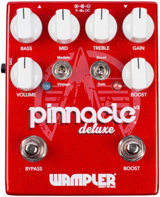 Wampler Pinnacle Deluxe V2 Distortion - Distortion voor gitaren