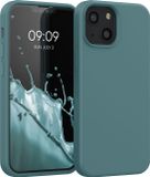 kwmobile telefoonhoesje geschikt voor Apple iPhone 13 mini - Hoesje met siliconen coating - Smartphone case in Arctische nacht