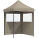 vidaXL Partytent, inklapbaar, pop-up model, met 2 zijpanelen, taupekleurig