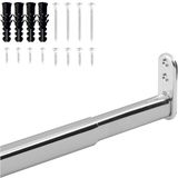 Uitschuifbare Icecat Uitschuifbare kastbuis, 60-90 cm, telescoopstang, stabiele nisstang, kledingstang