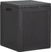 vidaXL Tuinbox 90 L PP rattan zwart