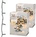 Merkloos Kerstverlichting - 2x - LED - warm - wit - 240 lampjes - 21 meter