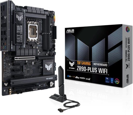ASUS TUF GAMING Z890-PLUS WIFI - ATX Moederbord - Intel Z890 - LGA 1851 - DDR5 - WiFi
