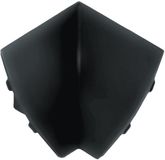 DQ-PP Hoeklijst Binnenhoek - Zwart Mat - 23 x 23 mm - PVC