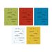 Herlitz 11253820 Presentation Folder Cardboard Assorted Colours A4 5 pcs