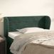 BONNEVIE Tête De Lit Vert Foncé 83x23x78/88 Cm Velours