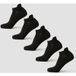 MyProtein MP Unisex Sneakersokken (5 Pack) - Zwart - UK 2-5