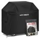 BBQ Master Housse de barbecue imperméable Noir 135 x 70 x 110 cm