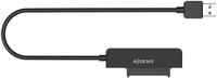 Aisens Kabel SATA ASE-25A03B USB USB-A USB 3.2 Zwart