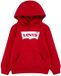 Levi's® Kids Sweat à capuche Batwing Rood 8 Years Garçon