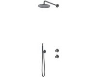Hotbath Cobber IBS7009 inbouw regendoucheset thermostatisch met 2-weg stop-omstel