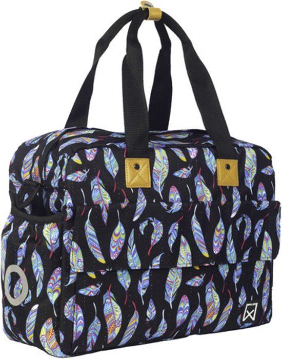 WILLEX Feather Shopper - Blauw - 19L - Achter - Waterafstotend - Incl. Regenhoes