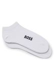 BOSS Sneakersokken met labeldetail in een set van 2 paar