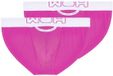WOH Heren slip / onderbroek 2 pack Sexy Fun roze katoen elastaan maat XL
