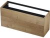 INK - Onderkast 2 Laden Push To Bestaande Uit: - 1400x450x650 Mm - Ash Grey Fineer