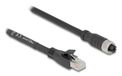 DeLOCK 80595 câble réseau Noir 10 m Cat5e S/FTP (S-STP) Rond