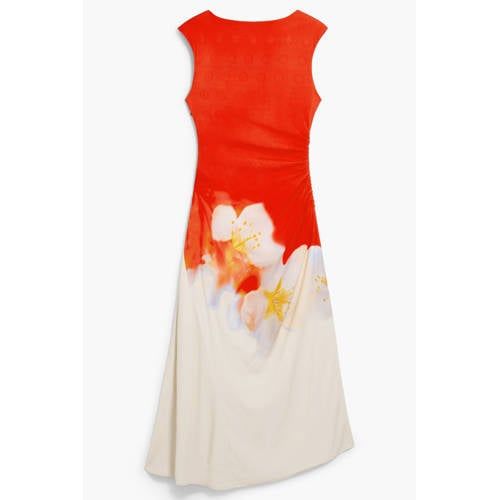 Desigual gebloemde zomerjurk rood