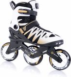 Tempish - Wenox Top 100 - Skeelers - Inline Skates - Dames - Wit Goud - High-Speed 100mm Wielen & Comfort Fit - Maat 40