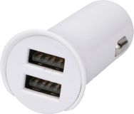 All Ride Car charger 3.1A, 2USB 12/24V White