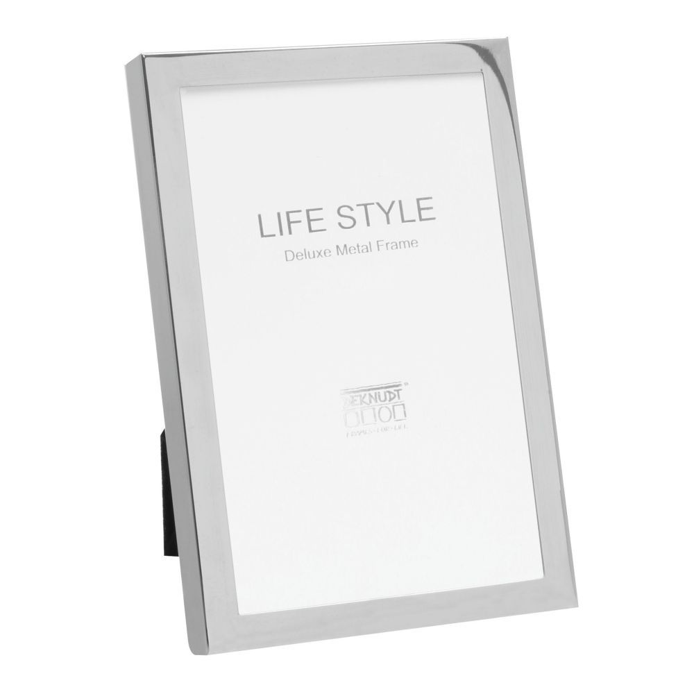 Deknudt Smalle zilverkleurige metalen fotokader 13x18 S57MH1