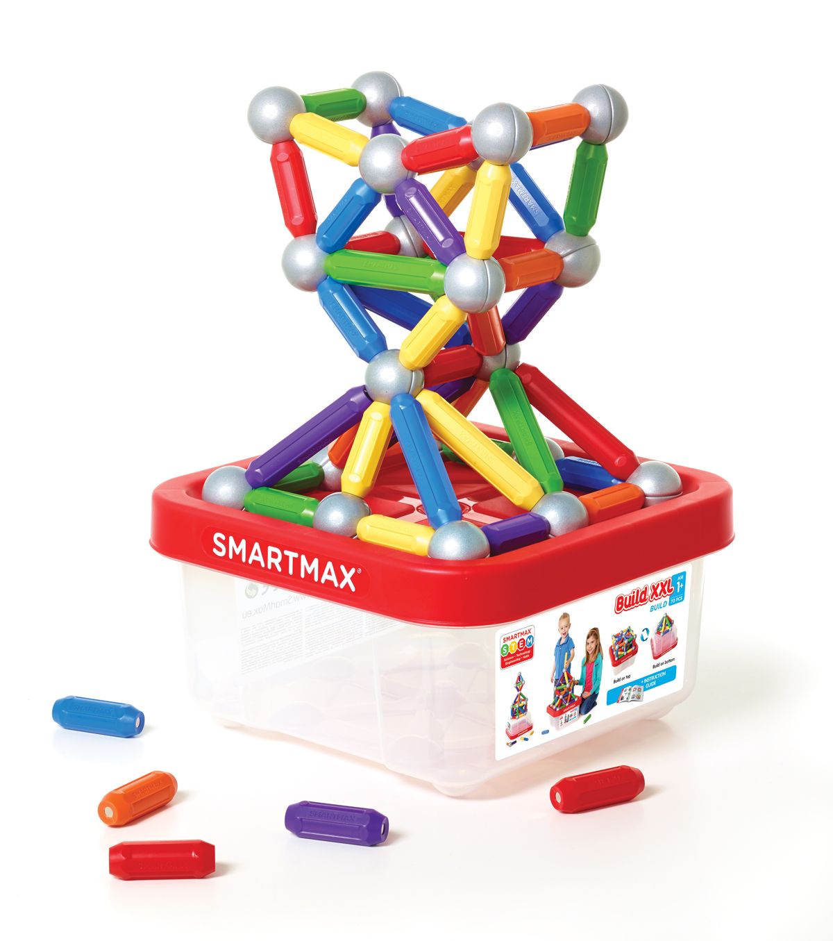SmartMax Build XXL - Building Set - 70 Pieces - Multicolour